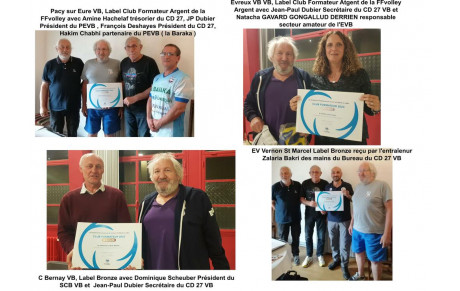 🏐 Nouvelles distinctions pour nos clubs formateurs 🏆